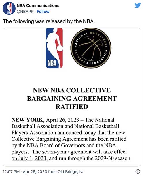NBA Ends Cannabis Testing