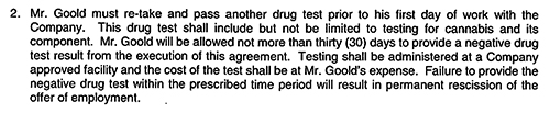 HECO allowed Scott Goold 30 Days